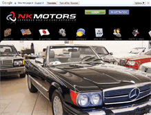 Tablet Screenshot of nk-motors.com